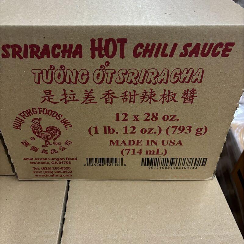 SRIRACHA HOT CHILI SAUCE
