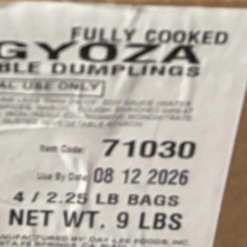 Chicken Gyoza -Day Lee 50pcs/each bag